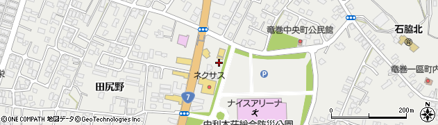 秋田県由利本荘市石脇田尻野17周辺の地図