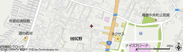 秋田県由利本荘市石脇田尻野33-38周辺の地図