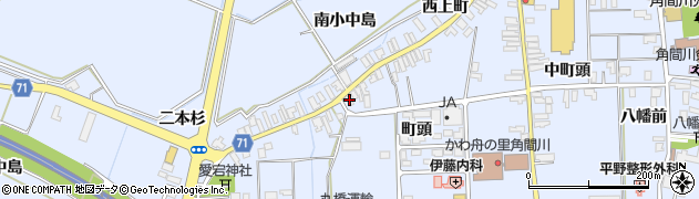 秋田県大仙市角間川町元道巻10周辺の地図