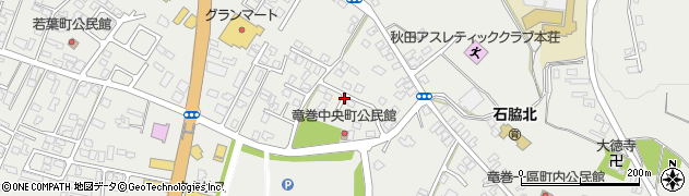 秋田県由利本荘市石脇（竜巻）周辺の地図
