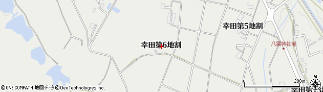 岩手県花巻市幸田第６地割周辺の地図