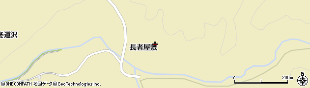 秋田県由利本荘市福山（長者屋敷）周辺の地図
