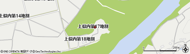 岩手県花巻市上似内（第１７地割）周辺の地図