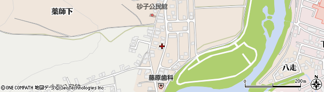 秋田県由利本荘市大浦（八走）周辺の地図