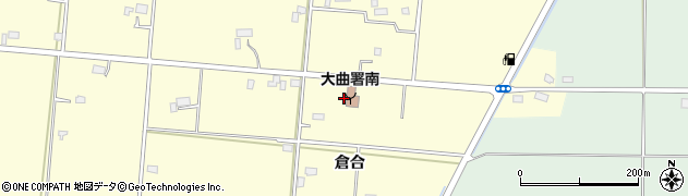 大曲仙北広域市町村圏組合大曲消防署南分署周辺の地図
