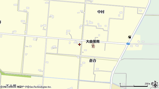 〒019-1237 秋田県仙北郡美郷町佐野の地図