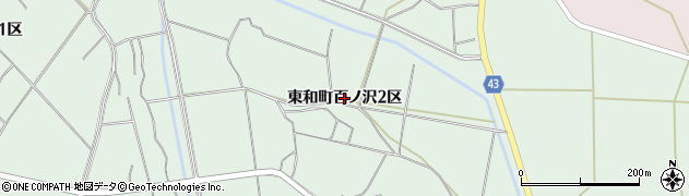岩手県花巻市東和町百ノ沢周辺の地図
