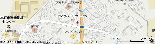 秋田県由利本荘市石脇田尻野6周辺の地図