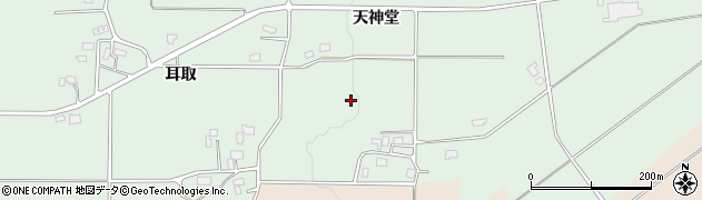 秋田県仙北郡美郷町天神堂周辺の地図