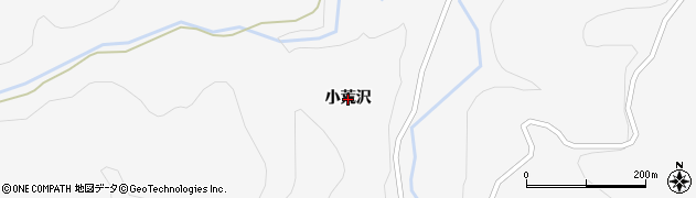秋田県大仙市南外（小荒沢）周辺の地図