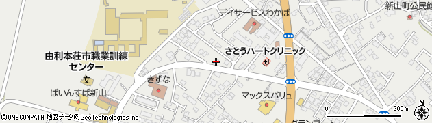 秋田県由利本荘市石脇田尻野7-101周辺の地図
