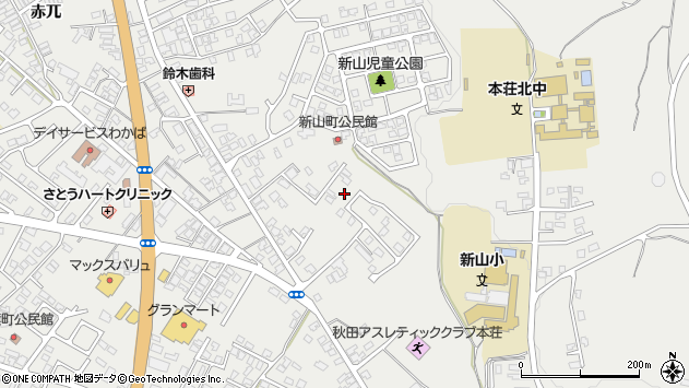 〒015-0014 秋田県由利本荘市石脇山ノ神の地図