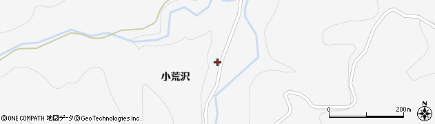 秋田県大仙市南外小荒沢123周辺の地図