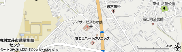 秋田県由利本荘市石脇田尻野8周辺の地図