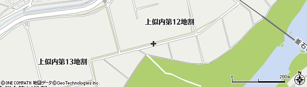 岩手県花巻市上似内第１２地割周辺の地図