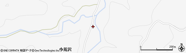 秋田県大仙市南外小荒沢89周辺の地図