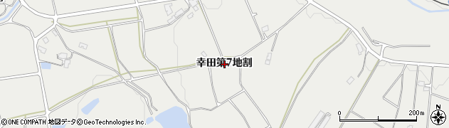 岩手県花巻市幸田（第７地割）周辺の地図