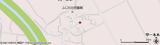 秋田県大仙市藤木丙一本木周辺の地図
