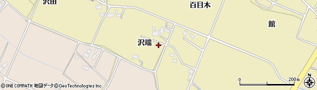 岩手県花巻市鍋倉沢端周辺の地図