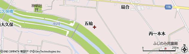秋田県大仙市藤木（五輪）周辺の地図