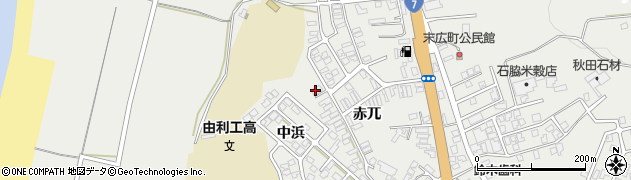 石脇赤兀公民館周辺の地図