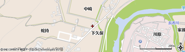 秋田県由利本荘市大浦中崎13周辺の地図