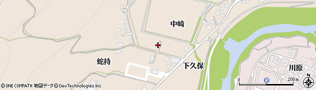 秋田県由利本荘市大浦中崎15周辺の地図
