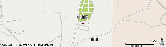 秋田県由利本荘市石脇（新山野）周辺の地図