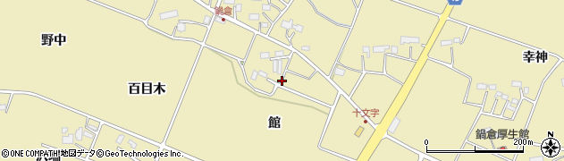 岩手県花巻市鍋倉館周辺の地図