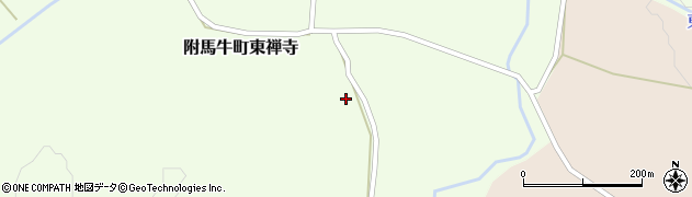 岩手県遠野市附馬牛町東禅寺（７地割）周辺の地図