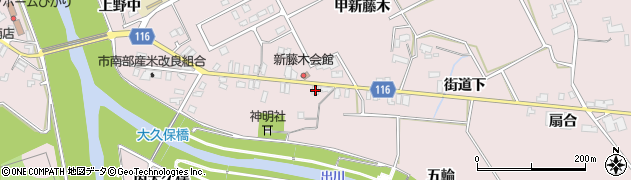 秋田県大仙市藤木乙新藤木29周辺の地図