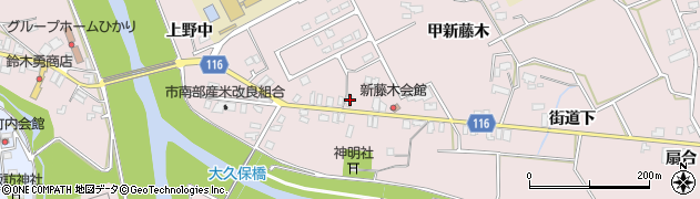 秋田県大仙市藤木乙新藤木94周辺の地図