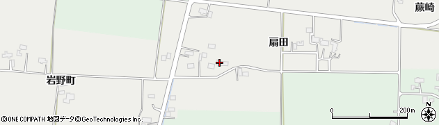 秋田県仙北郡美郷町南町扇田141周辺の地図
