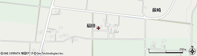 秋田県仙北郡美郷町南町扇田28周辺の地図