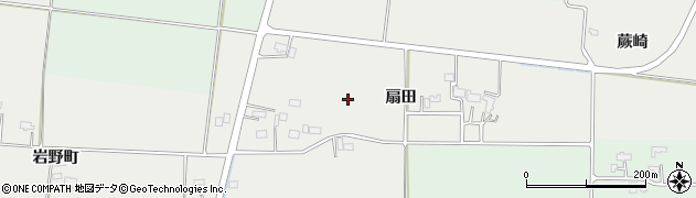 秋田県美郷町（仙北郡）南町（扇田）周辺の地図