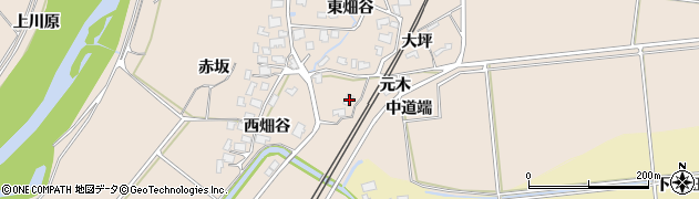 秋田県由利本荘市畑谷東畑谷81周辺の地図