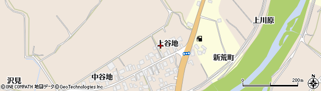 秋田県由利本荘市大浦上谷地164周辺の地図
