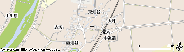 秋田県由利本荘市畑谷東畑谷63周辺の地図