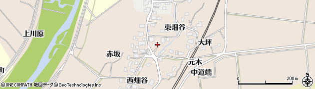 秋田県由利本荘市畑谷西畑谷30周辺の地図
