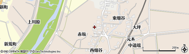 秋田県由利本荘市畑谷西畑谷67周辺の地図