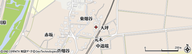 秋田県由利本荘市畑谷東畑谷30周辺の地図