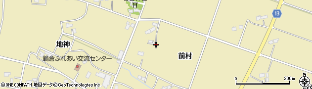 岩手県花巻市鍋倉（前村）周辺の地図