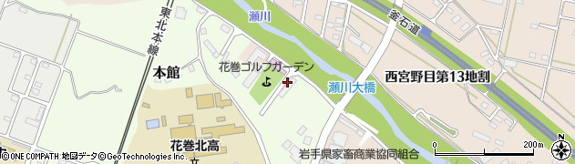 岩手県交通株式会社　花巻営業所周辺の地図