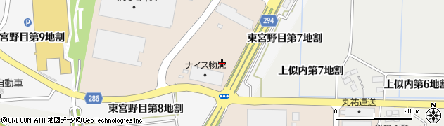 岩手県花巻市空港南周辺の地図