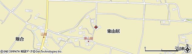 岩手県花巻市鍋倉東山居周辺の地図