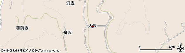秋田県由利本荘市大浦（入沢）周辺の地図