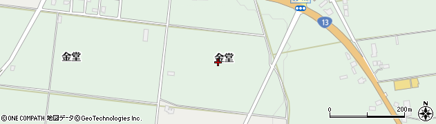 秋田県美郷町（仙北郡）天神堂（金堂）周辺の地図