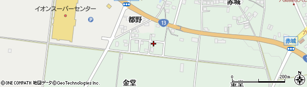 秋田県仙北郡美郷町六郷金堂213周辺の地図