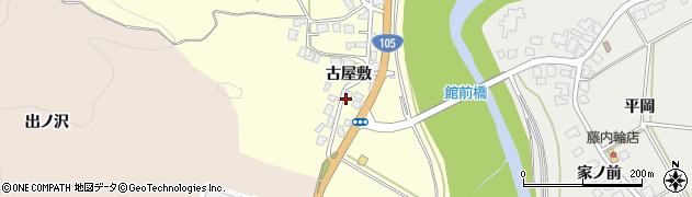 秋田県由利本荘市内黒瀬（荒町）周辺の地図