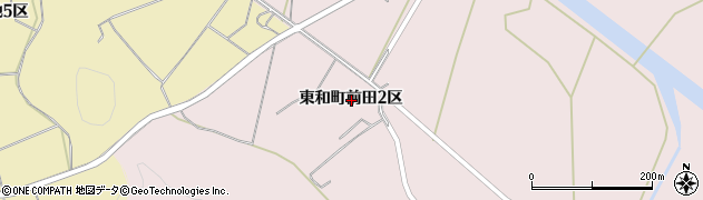 岩手県花巻市東和町前田２区周辺の地図